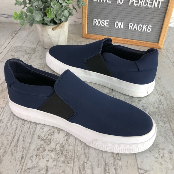 Vince Blair Platform Slip On Sneaker Blue/Black - Picture 4 of 8